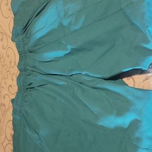Teal Colored Landau Women's Elastic with drawstring pants